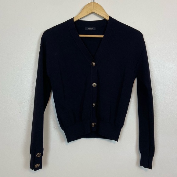 NWOT MASSIMO DUTTI KNIT CARDIGAN OLD MONEY - Picture 4 of 11